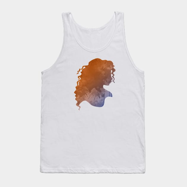 Princess Inspired Silhouette Tank Top by InspiredShadows